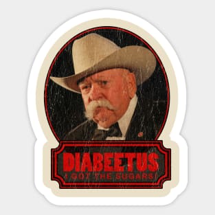 RETRO Vintage STYLE - DIABEETUS I GOT THE SUGARS! Sticker